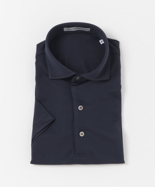 LIFE STYLE TAILOR　トリコット半袖プルオーバー