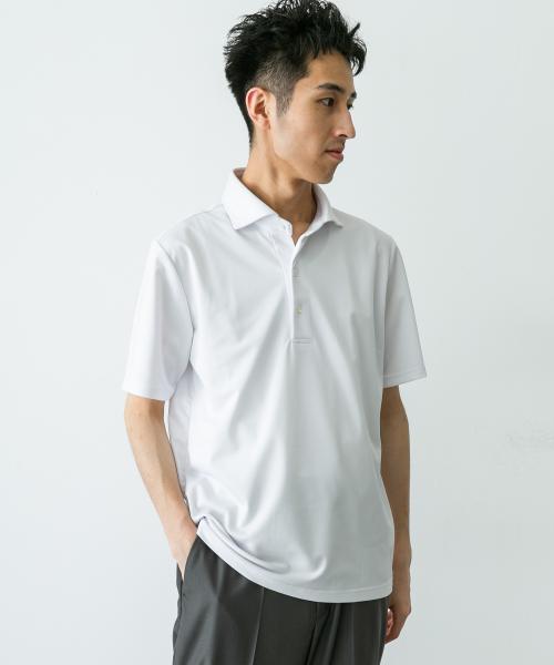 LIFE STYLE TAILOR　トリコット半袖プルオーバー