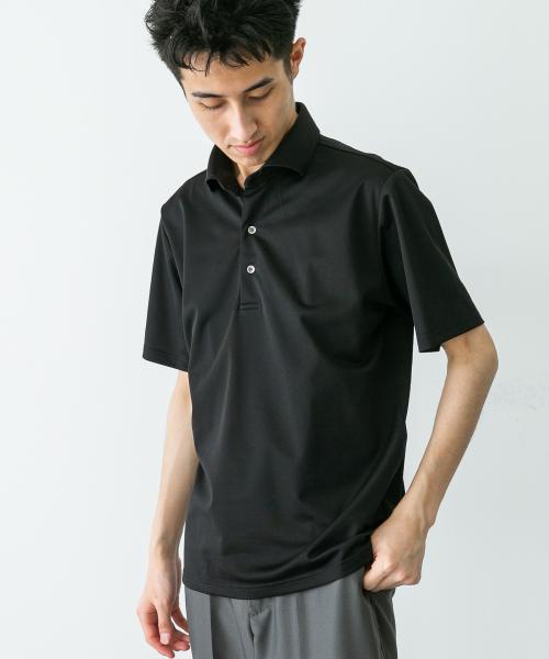 LIFE STYLE TAILOR　トリコット半袖プルオーバー