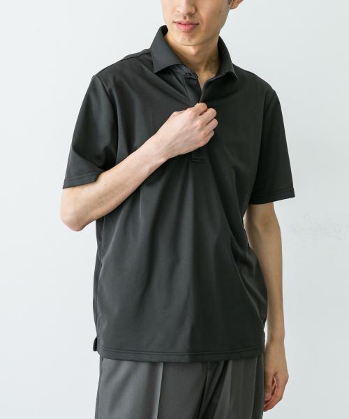 LIFE STYLE TAILOR　トリコット半袖プルオーバー
