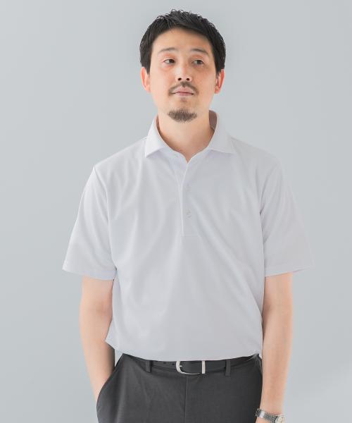 LIFE STYLE TAILOR　トリコット半袖プルオーバー