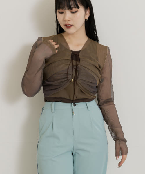 Jens　LAYER & RIVERSIBLE CARDIGAN