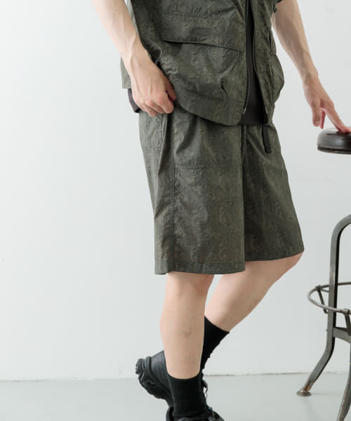 Nylon Paisley Shorts