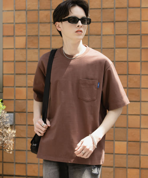 『WEB限定』『ユニセックス』ピスネーム付きポケットショートスリーブTシャツ