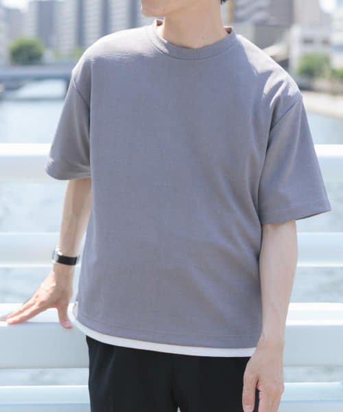 フェイクレイヤードドビートップス