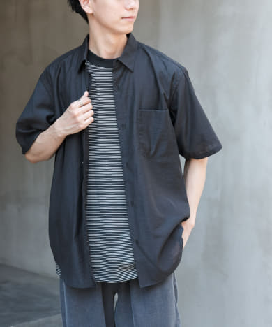 FORK&SPOON　Nylon Wool シャツ