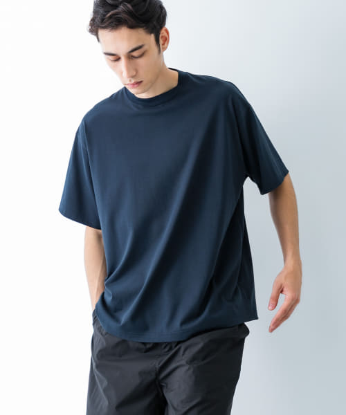 new basic　クールドライツイストヒートブロックショートスリーブ