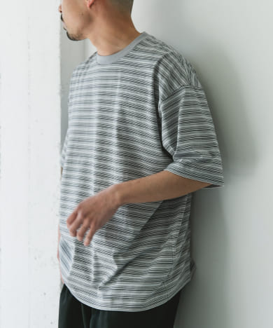 メランジボーダー ショートスリーブ Tシャツ