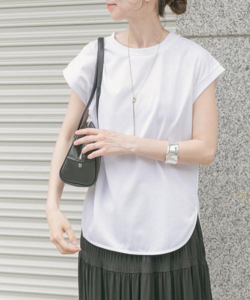 [ITEMS][シルケットライクノースリーブTシャツ]