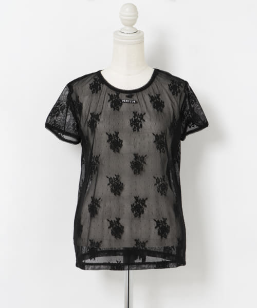 neith.tokyo　Lace Simple T-shirts