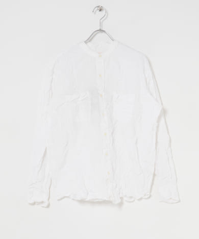 Vas-Y Lentement　BANDED COLLAR LONG-SLEEVE SHIRTS