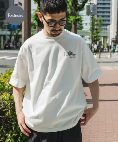 『別注』Foxfire×DOORS　焚火プリントTシャツ