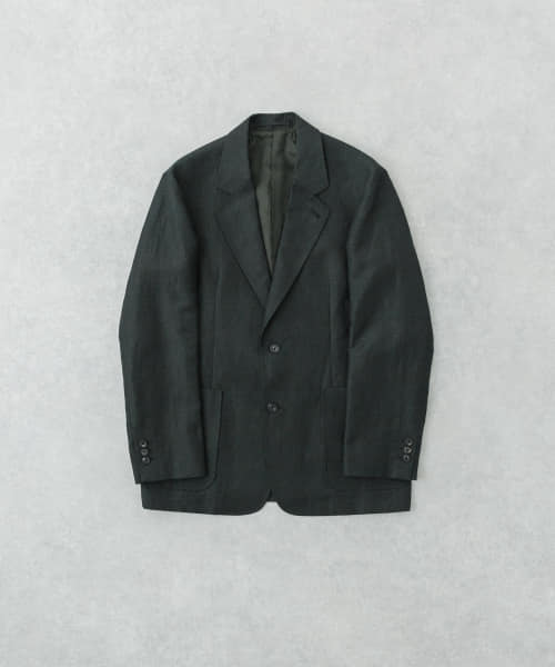 new basic　WOOL LINEN JACKET