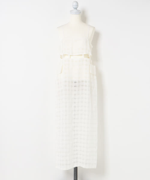 &her　Layered Lace Onepiece