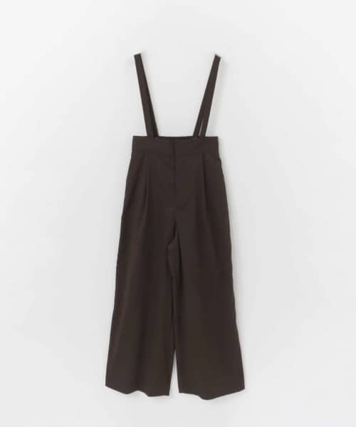 サスペンダーツキワイドパンツ