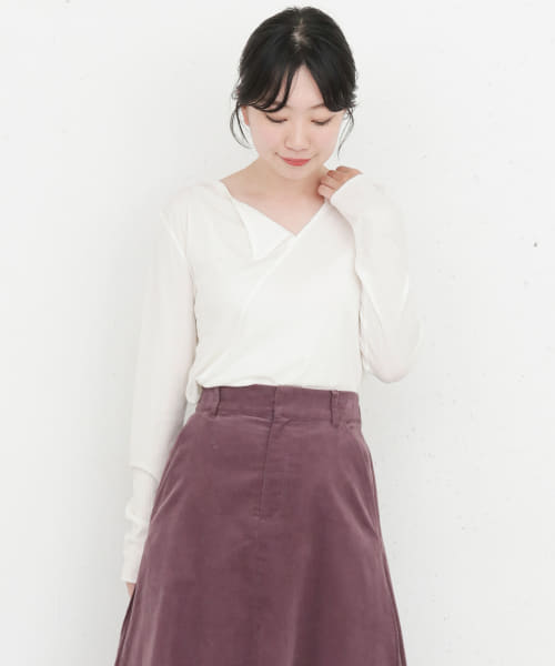 KBF+　ツイストリブカットソー