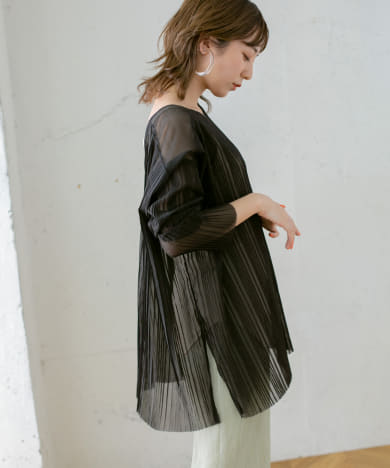 AZUL BY MOUSSY | レトロ総柄ジャガードカーディガン