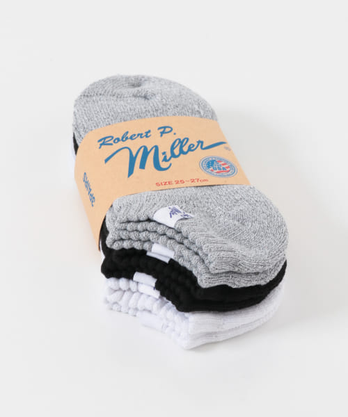 Miller　綿混スニーカーソックス3Pセット