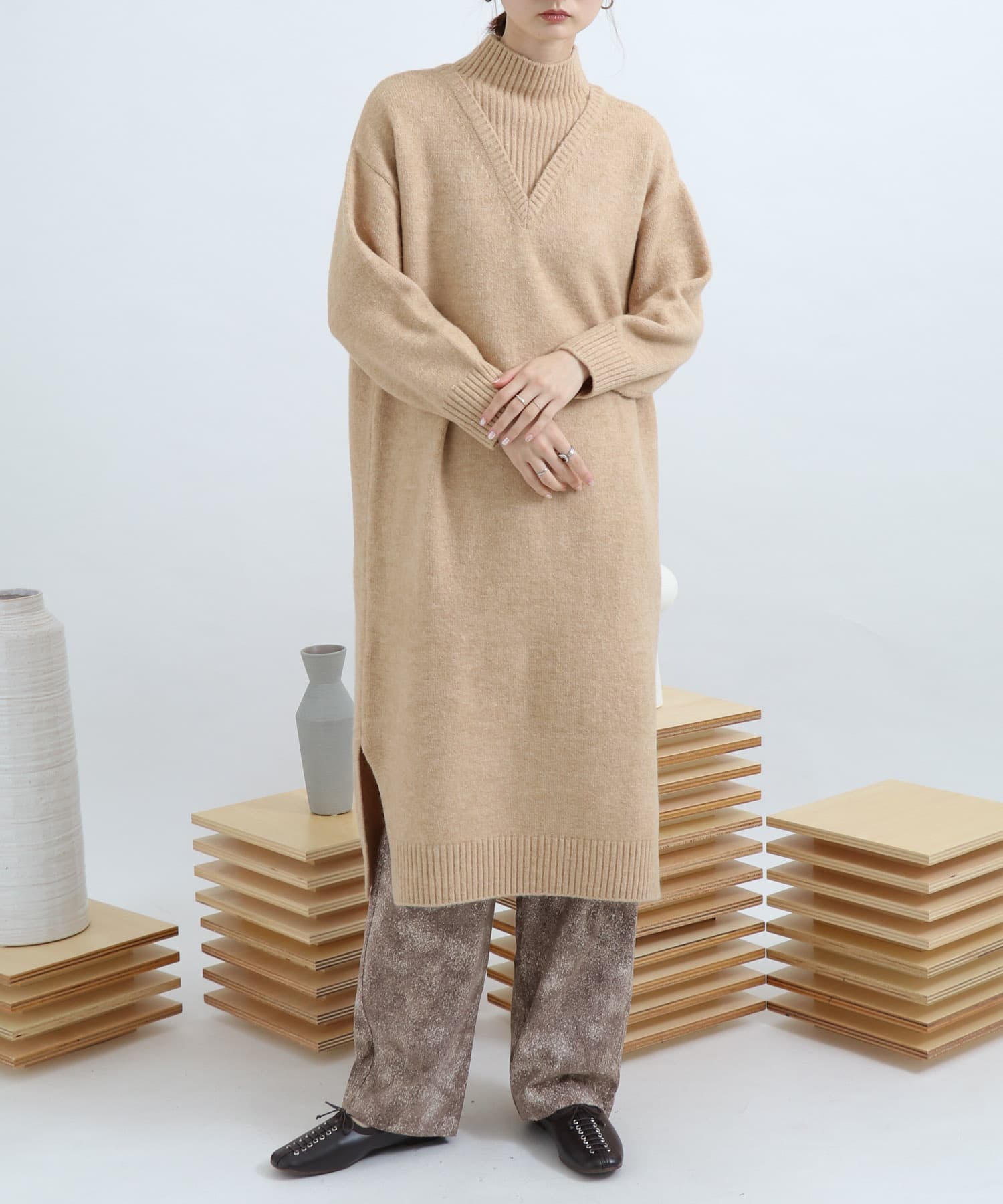 Web 一部店舗限定 レイヤードスタイルニットワンピース 07 26b112 Urban Research公式ファッション通販 Web 一部店舗限定 レイヤードスタイルニットワンピース 07 26b112 Urban Research公式ファッション通販