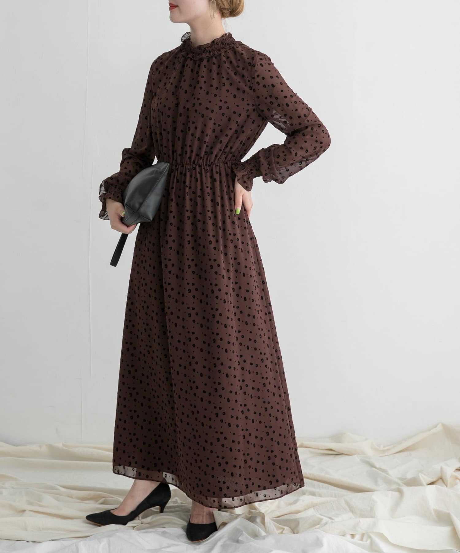 Kaene レオパード ドットマキシワンピース d 21 Urban Research公式ファッション通販 Kaene レオパード ドットマキシワンピース d 21 Urban Research公式ファッション通販