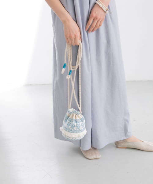 フリンジ巾着BAG