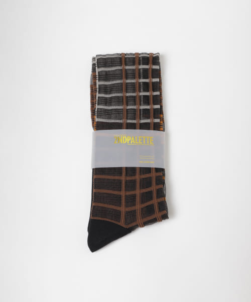 2ND PALETTE　tartan knee high tulle