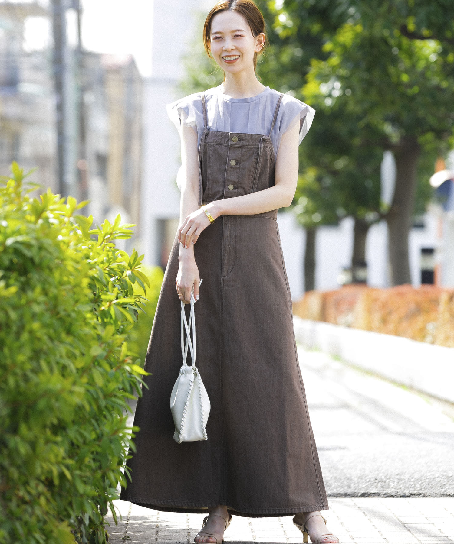 別注』Lee×ROSSO FLARE SALOPETTE SKIRT[LB9536-RL25]｜URBAN RESEARCH 