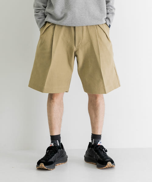 HERILL　HL  Denim Tuckshorts
