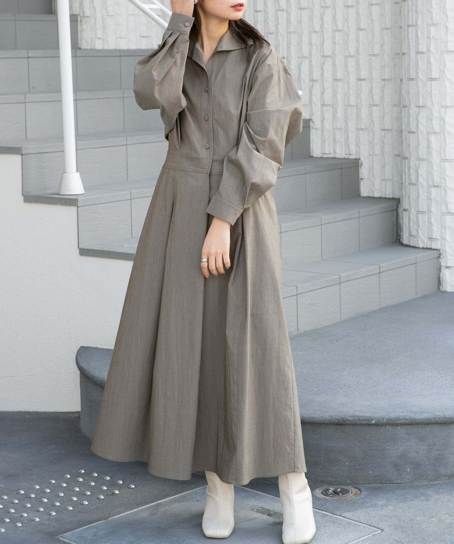 WEB/一部店舗限定』ウエストタックフレアワンピース[KW24-26D090]｜URBAN RESEARCH公式ファッション通販