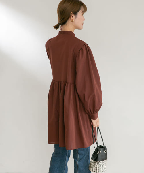 『UR TECH Smart Linen Touch』シャツチュニック