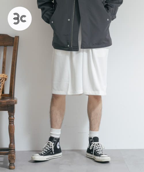 『別注』MIDIUMISOLID×TGM　Short easy pants
