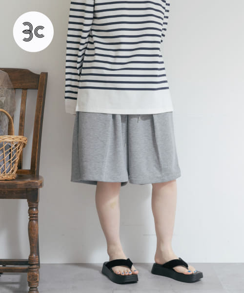 『別注』MIDIUMISOLID×TGM　Short easy pants