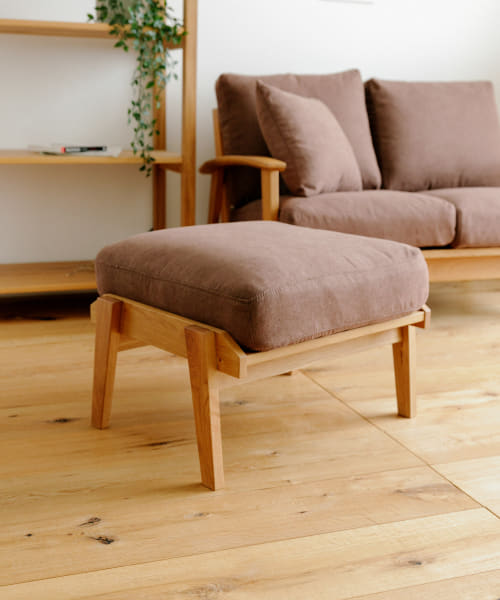 BOTHY　Chiffon Ottoman オーク無垢材