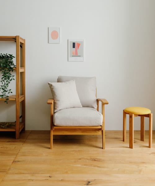 BOTHY Modern Sofa 1P オーク無垢材