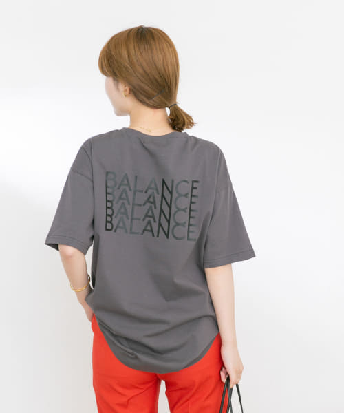 BALANCEバックプリントTシャツ