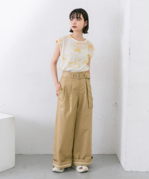 [KBF][ベルテッドコーティングWIDEパンツ]