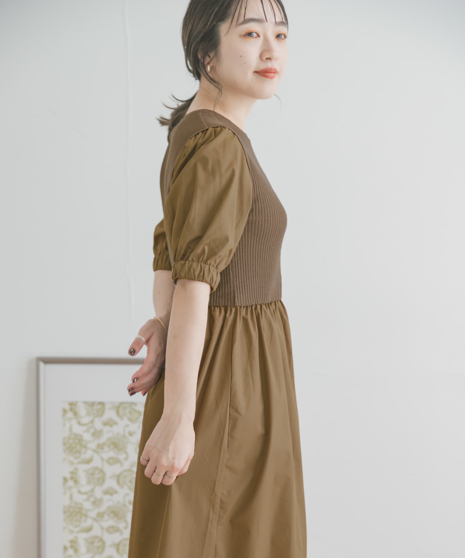 リブニットドッキングワンピース 半袖 It26 26a005 Urban Research公式ファッション通販
