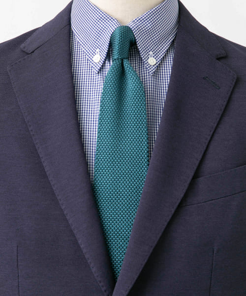 LIFE STYLE TAILOR　シルクニットソリッドタイ