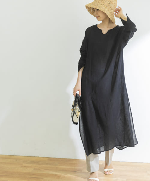 [URBAN RESEARCH][コットンモスカフタンワンピース]
