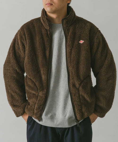 DANTON　HIGH PILE ZIP S/C JACKET