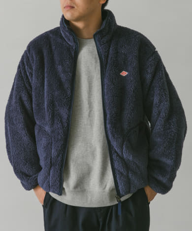 DANTON HIGH PILE ZIP S/C JACKET[DT-A0038-DM27]｜URBAN 