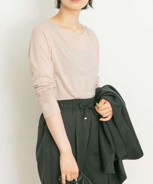 ライトカットソーロングTシャツ