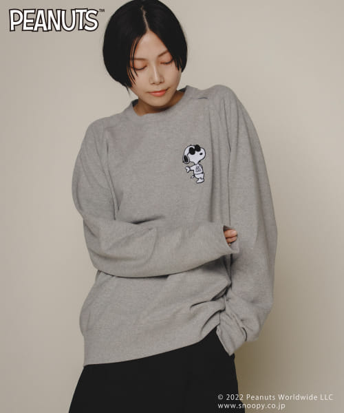 『PEANUTS(ピーナッツ)』オリジナルプリント USAコットンスウェットプルオーバーA