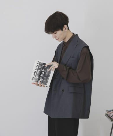 Couleur Meler sakasa　double breasted vest