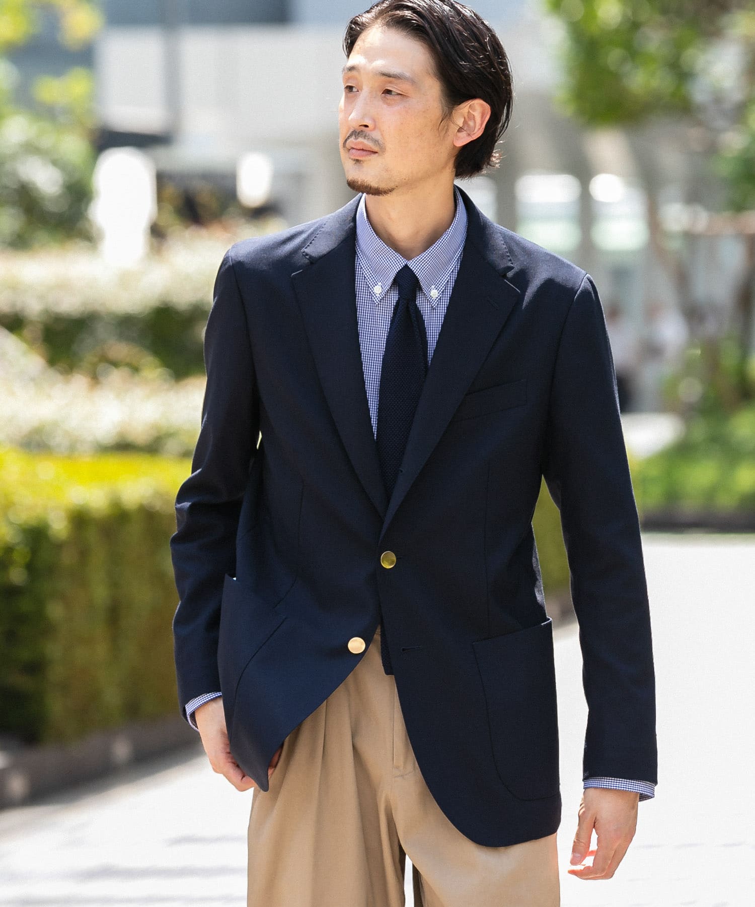 LIFE STYLE TAILOR メタルボタンブレザー[DT26-18L501]｜URBAN