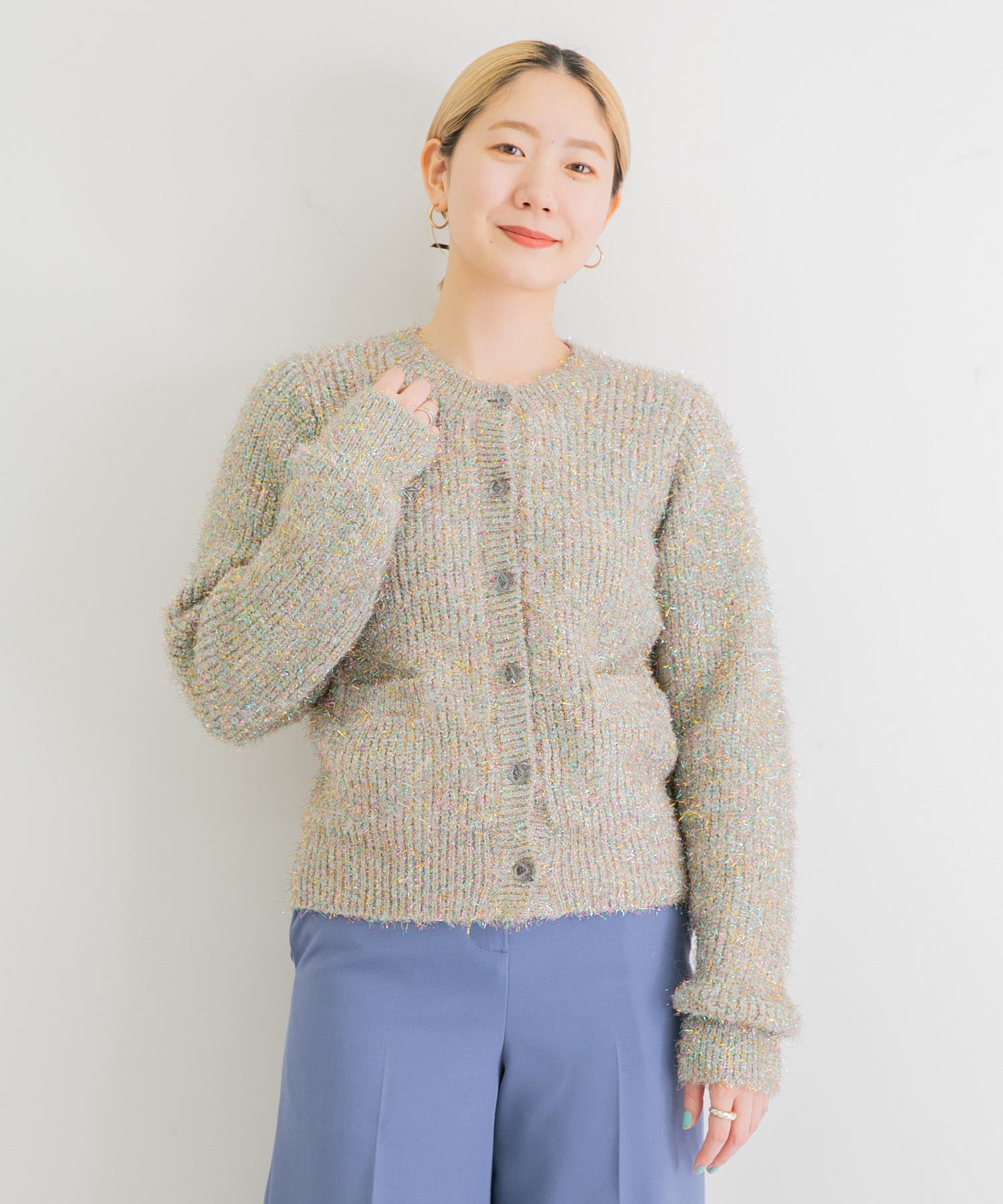 iI glitter knit cardigan[iI-KN09-BSL27]｜URBAN RESEARCH公式