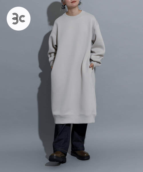 『別注』MIDIUMISOLID×TGM　Recycled polyester one-piece
