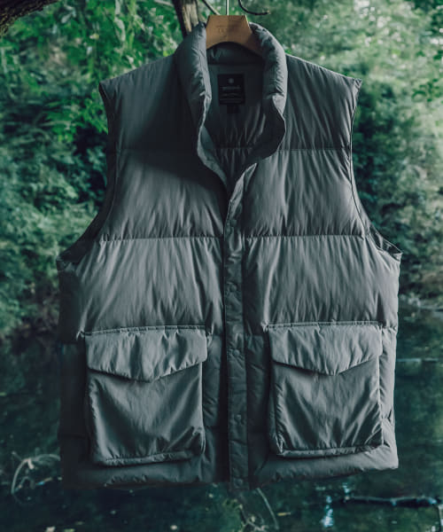 『別注』snow peak apparel×DOORS　R/N Ripstop Down Vest