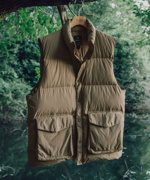 『別注』snow peak apparel×DOORS　R/N Ripstop Down Vest