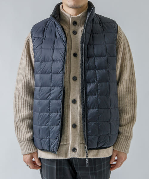 TAION　DOWNxBOA REVERSIBLE VEST